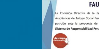 Terminante rechazo de la FAUATS a la baja de la edad de punibilidad en Argentina