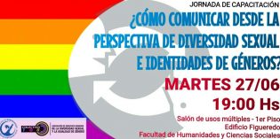 Se realizará jornada de capacitación en Comunicación desde la perspectiva de la Diversidad