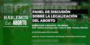 Realizarán panel de discusión sobre la legalización del aborto en la FHyCS