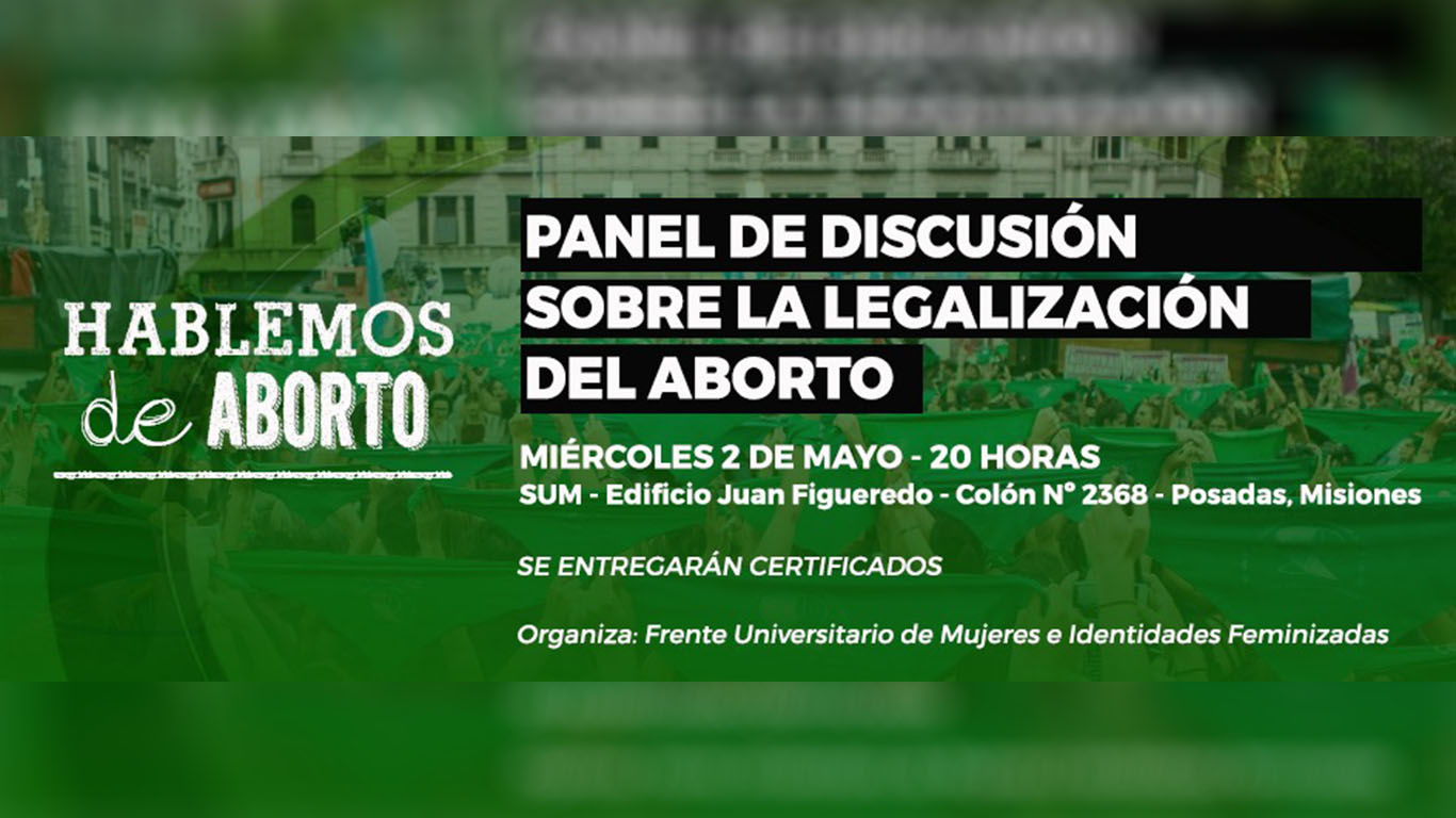 Realizarán panel de discusión sobre la legalización del aborto en la