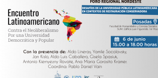 Foro Regional Nordeste hacia el Encuentro Latinoamericano contra el Neoliberalismo, por una Universidad Pública Democrática y Popular