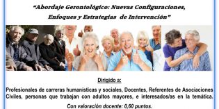 Inscriben a curso sobre gerontología
