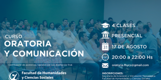 Inscripciones abiertas: Curso de Oratoria y Comunicación