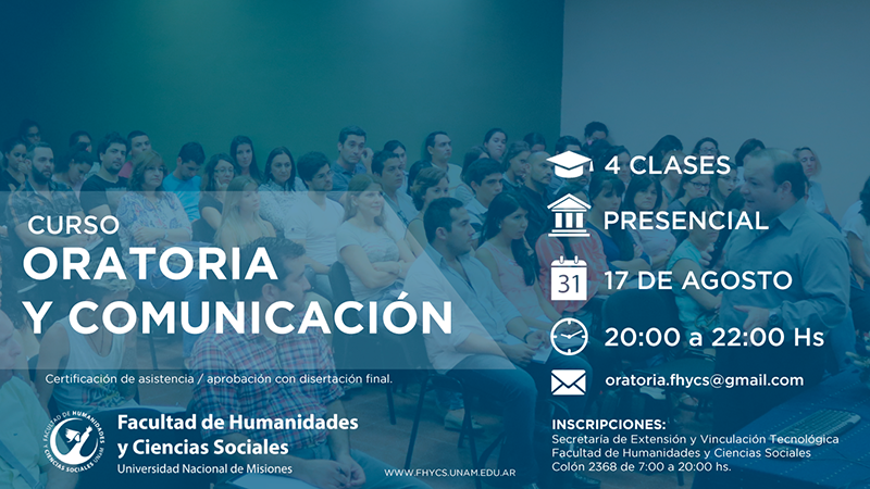 Inscripciones Abiertas Curso De Oratoria Y Comunicacion