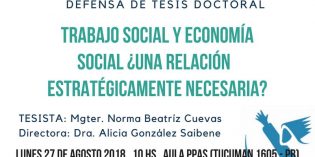 Se realizará la defensa de una tesis doctoral sobre Economía Social