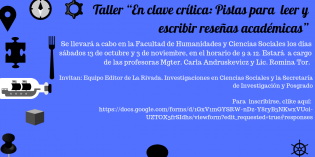 Dictarán el taller “En clave crítica: Pistas para leer y escribir reseñas académicas”