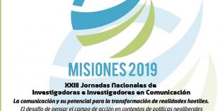 Invitan a las XXIII Jornadas de la Red Nacional de Investigadoras e Investigadores en Comunicación