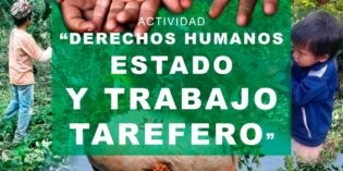 Charla sobre Derechos Humanos, Estado y trabajo tarefero