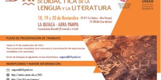 XI Congreso Nacional de Didáctica de la Lengua y la Literatura