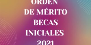Ya está disponible el orden de mérito provisorio de las Becas Iniciales 2021