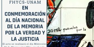 Acto y descubrimiento de placas por el Día Nacional de la Memoria por la Verdad y la Justicia