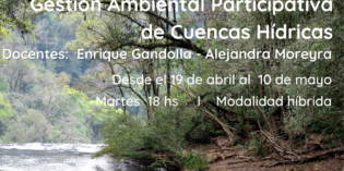 Seminario de Posgrado GESTIÓN AMBIENTAL PARTICIPATIVA DE CUENCAS HÍDRICAS