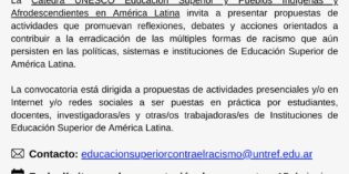 CAMPAÑA PARA LA ERRADICACIÓN DEL RACISMO EN LA EDUCACIÓN SUPERIOR EN AMÉRICA LATINA