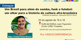 Coloquio con especialista en culturas Africanas y Afro-brasileñas