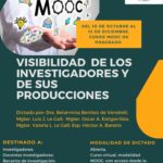 CURSO MOOC DE POSGRADO: Visibilidad de los investigadores y de sus producciones