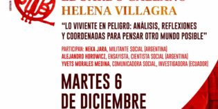 Conversatorio: “lo viviente en peligro: análisis, reflexiones y coordenadas para pensar otro mundo posible”