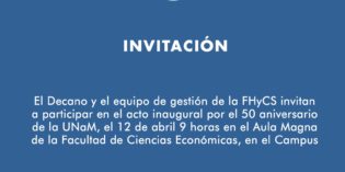 Facilitan la participación al acto por el 50 Aniversario de la UNaM