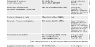 Se encuentran abiertas las inscripciones a los seminarios que se dictarán en el PPAS este 2023