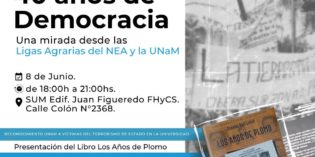 Conmemoramos la recuperación de la democracia con una presentación de libro y reconocimiento a víctimas de la última dictadura