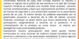 Repudio del CODESOC a la violación de la autonomía universitaria