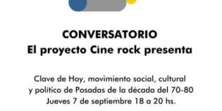 Conversatorio con integrantes de un movimiento cultural del 70 – 80 en Posadas