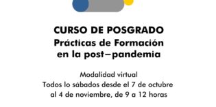 Curso de Posgrado virtual sobre prácticas de formación en la post-pandemia