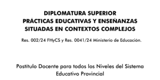 Diplomatura Superior en Prácticas Educativas y Enseñanzas Situadas en Contextos Complejos