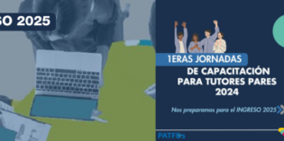 1eras JORNADAS CAPACITACIÓN PARA TUTORES PARES 2024