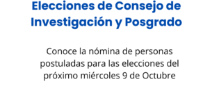Postulantes a Elecciones de Consejo de Investigación y Posgrado