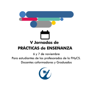 flyer con información sobre Jornadas de Prácticas de Enseñanza