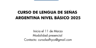 Curso de Lengua de Señas Argentina nivel básico