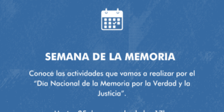 Semana de la Memoria en la Facultad de Humanidades y Ciencias Sociales (FHyCS)