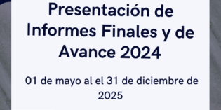 Se abrió la convocatoria a presentación de Informes de Investigación 2024