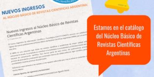 La Rivada fue incorporada al Núcleo Básico de Revistas Científicas Argentinas
