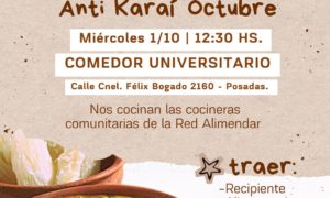 Invitan a “Jopara Anti Karai Octubre” para el miércoles primero