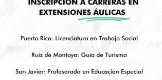 Inscripción a carreras en Extensiones Áulicas