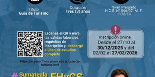 Estudia Guía de Turismo en la Extension Áulica de Ruiz de Montoya