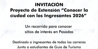 Invitan a ingresantes a conocer la ciudad de Posadas en un recorrido guiada