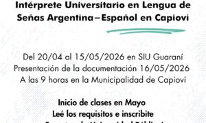 Inscripción a la carrera de IULSA en Capioví