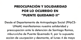 Manifestamos nuestra preocupación por las garantías constitucionales para comunidades guaraníes