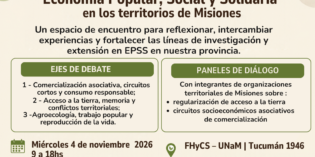 Jornada de Debates sobre Economía Popular, Social y Solidaria en los territorios de Misiones