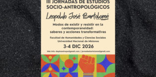 2° Circular-III Jornadas de Estudios Socioantropológicos “Leopoldo José Bartolomé”